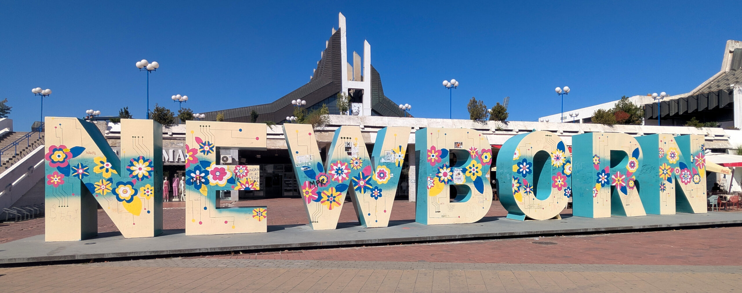 The famous Newborn sign is a must-see on any Pristina day trip itinerary