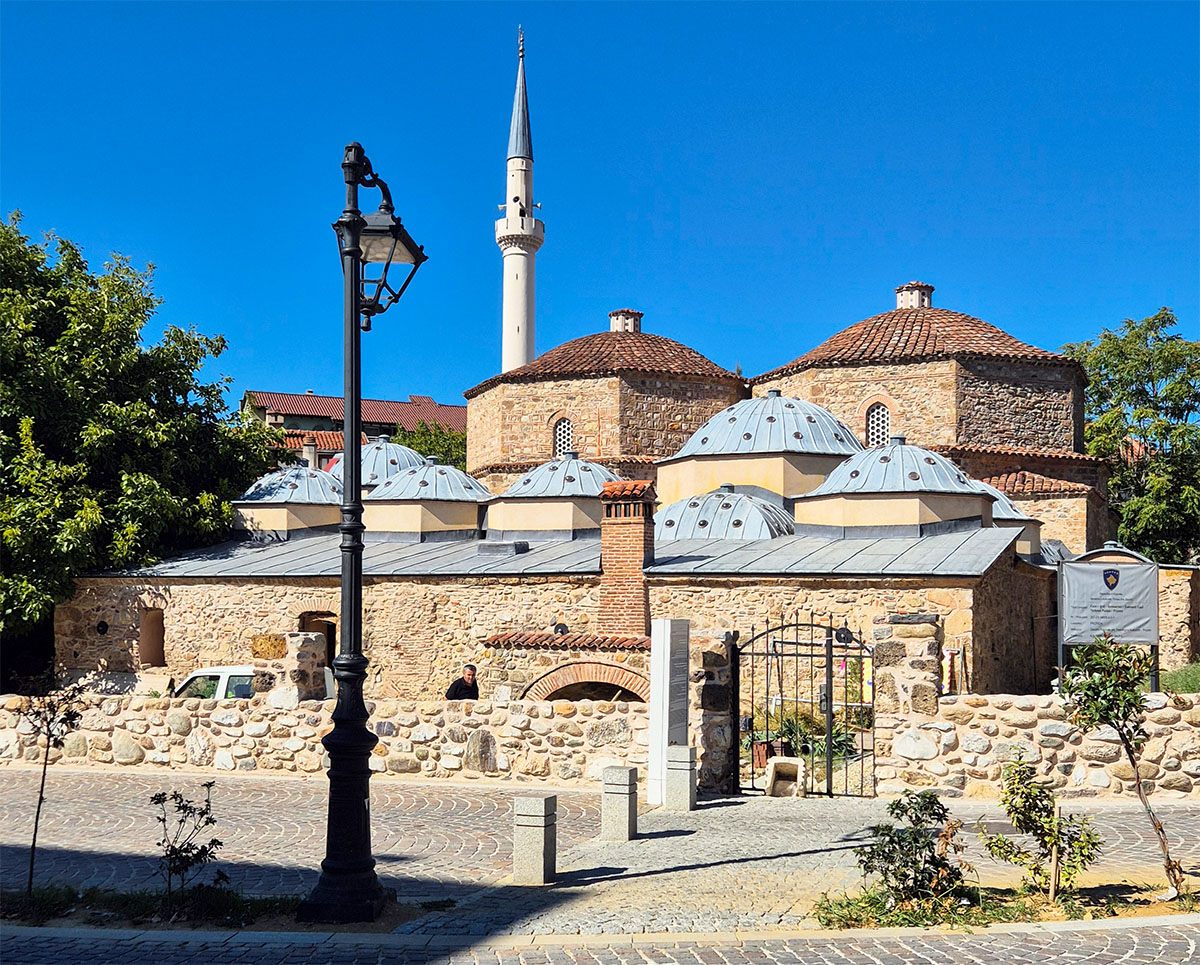 The Gazi Mehmed Pasha Hammam historic bathhouse building in Prizren