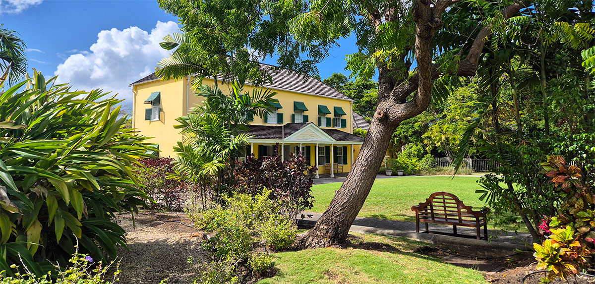George Washington House and Garrison tunnels in Bridgetown Barbados