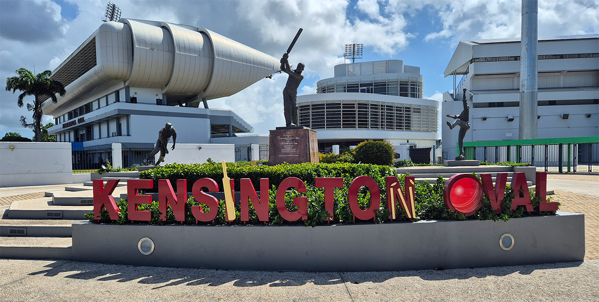 Kensington Oval cricket stadium Bridgetown Barbados cruise excursion