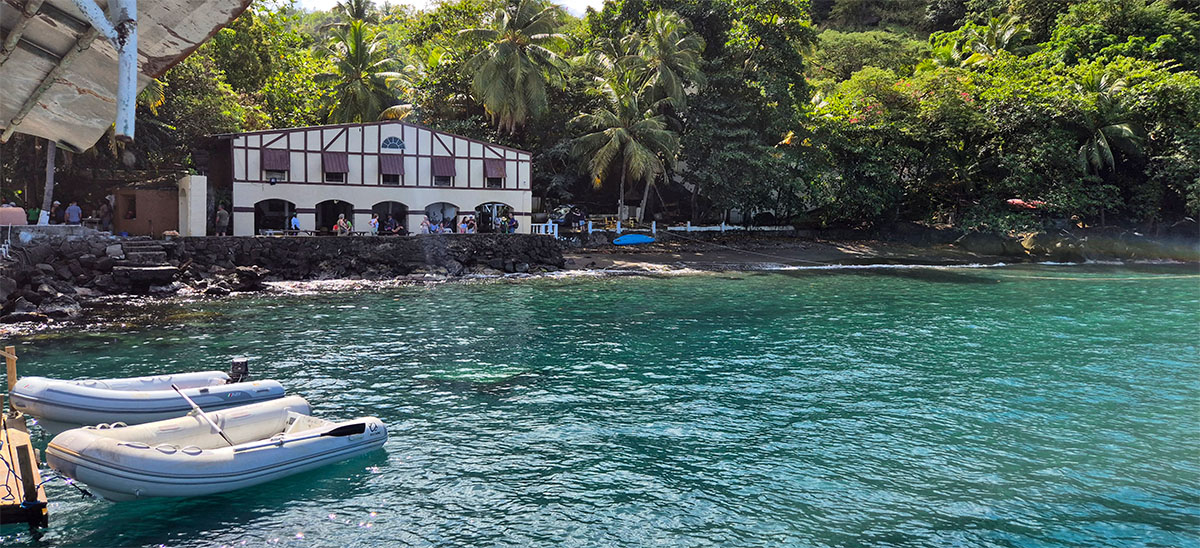 Port Royal movie set from Pirates of the Caribbean at Wallilabou Bay