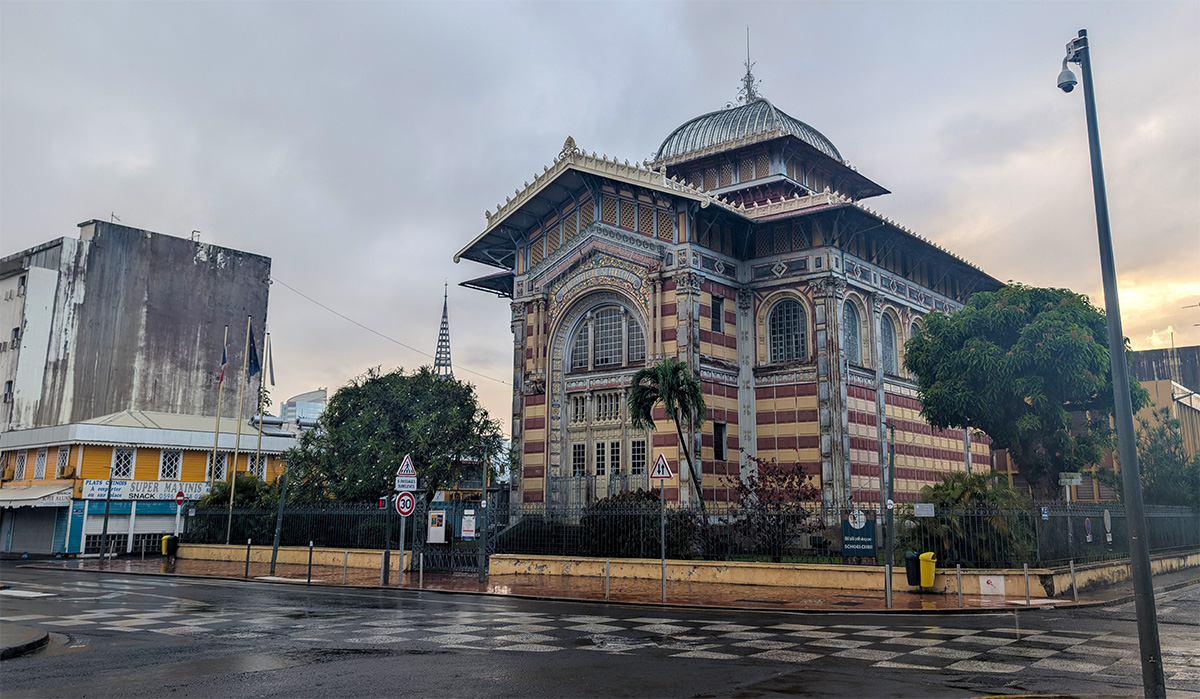 The historic Bibliothèque Schœlcher library building in Fort-de-France Martinique